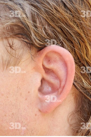 Ear Head Man Woman White Slim Chubby Street photo references