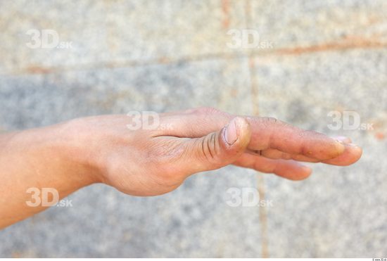 Hand Head Man Woman White Slim Chubby Street photo references