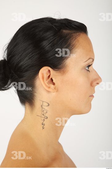 Whole Body Head Woman Animation references Tattoo Casual Slim Studio photo references