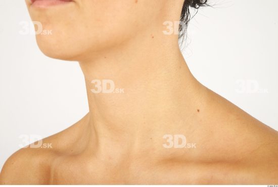 Neck Whole Body Woman Animation references Nude Casual Slim Studio photo references