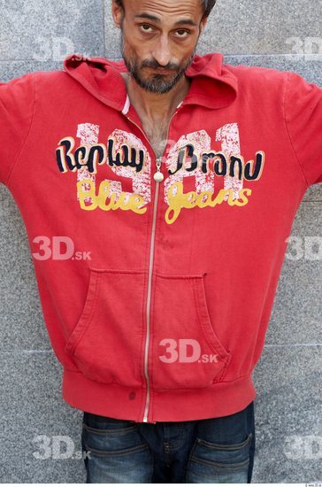 Upper Body Head Man Casual Sweatshirt Slim Average Street photo references