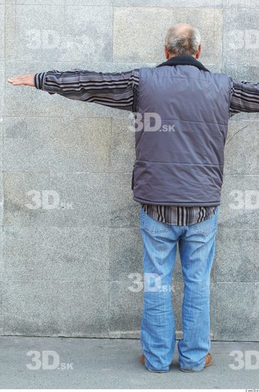 Whole Body Head Man T poses Casual Average Overweight Street photo references