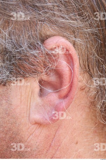 Ear Man White Overweight