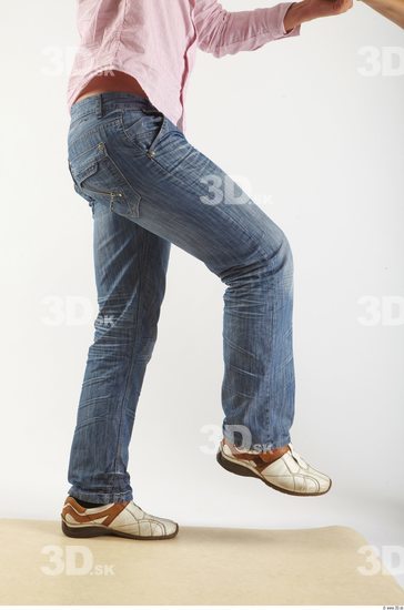 Leg Man Animation references White Casual Jeans Chubby