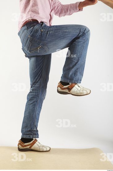 Leg Man Animation references White Casual Jeans Chubby