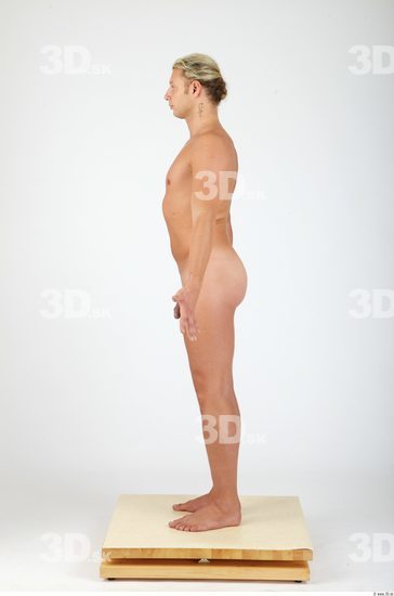 Whole Body Man Nude Casual Chubby Studio photo references