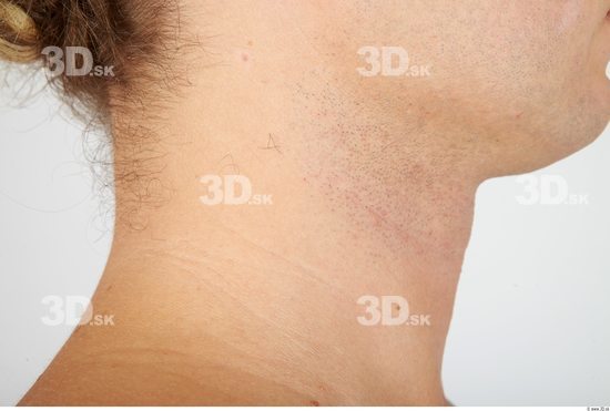 Neck Whole Body Man Nude Casual Chubby Studio photo references