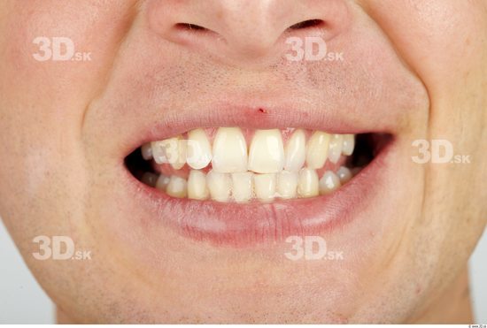 Whole Body Teeth Man Casual Chubby Studio photo references