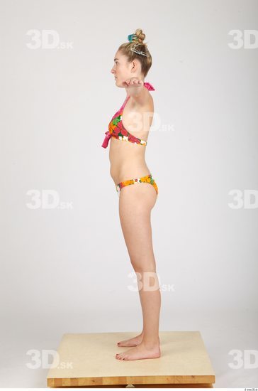 Whole Body Woman T poses Underwear Formal Swimsuit Slim Studio photo references