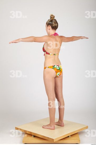 Whole Body Woman T poses Underwear Formal Swimsuit Slim Studio photo references