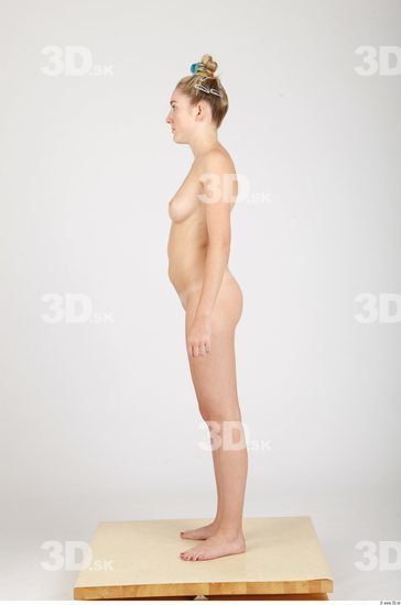 Whole Body Woman Nude Formal Slim Studio photo references