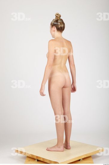 Whole Body Woman Nude Formal Slim Studio photo references