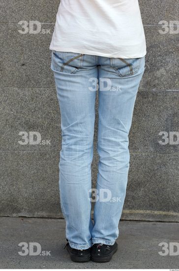 Leg Head Man Woman Casual Jeans Slim Average Street photo references