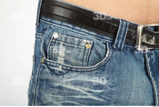 Hips Whole Body Man Casual Jeans Slim Studio photo references