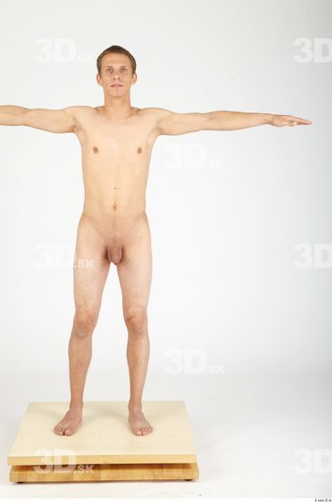 Whole Body Man T poses Nude Casual Slim Studio photo references