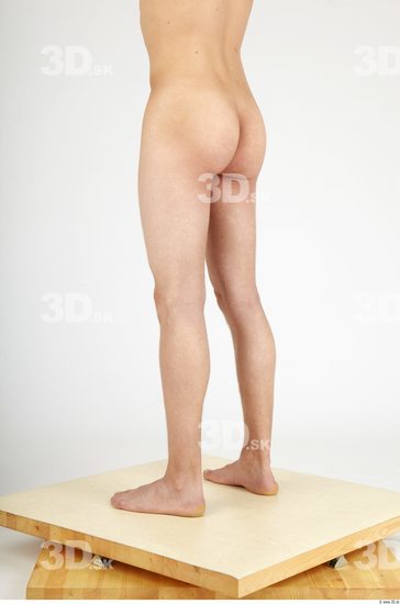 Leg Whole Body Man Nude Casual Slim Studio photo references