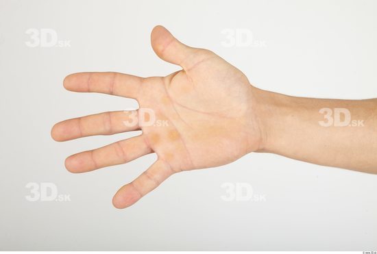 Hand Whole Body Man Casual Slim Studio photo references