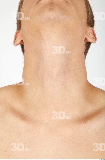 Neck Whole Body Man Nude Casual Slim Studio photo references