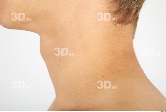 Neck Whole Body Man Nude Casual Slim Studio photo references