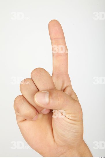 Fingers Whole Body Man Casual Slim Studio photo references