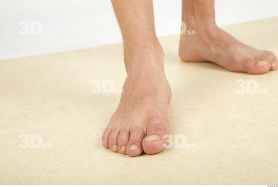 Foot Whole Body Man Nude Casual Slim Studio photo references