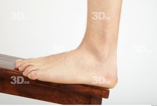 Foot Whole Body Man Nude Casual Slim Studio photo references