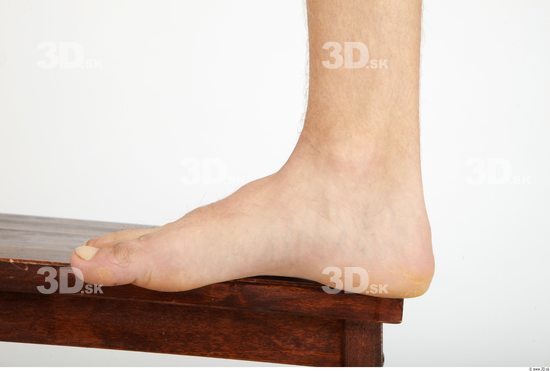 Foot Whole Body Man Nude Casual Slim Studio photo references