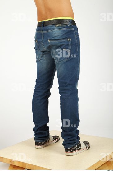 Leg Whole Body Man Casual Jeans Athletic Studio photo references