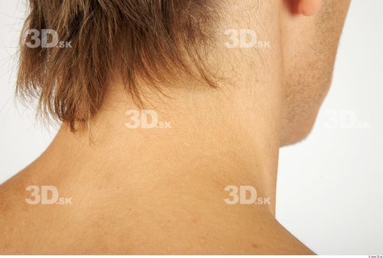 Neck Whole Body Man Nude Casual Athletic Studio photo references