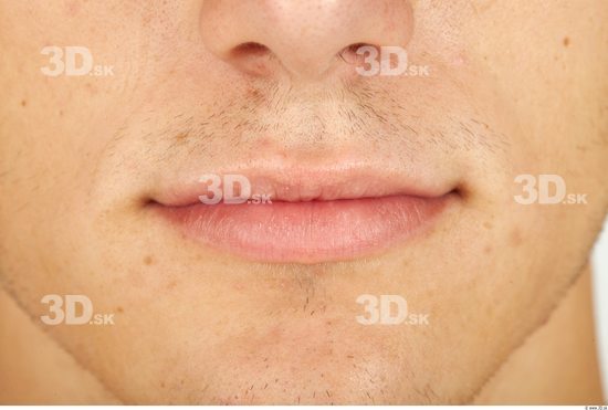 Mouth Whole Body Man Casual Athletic Studio photo references