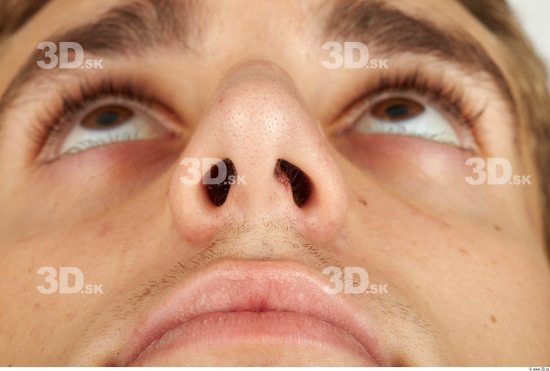 Nose Whole Body Man Casual Athletic Studio photo references