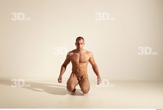 Whole Body Man Fighting poses Animation references Nude Athletic Studio photo references