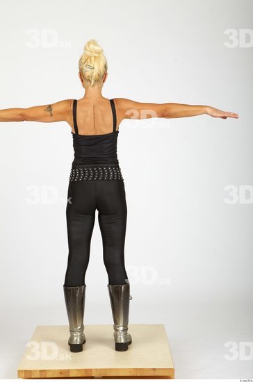 Whole Body Woman T poses Casual Average Studio photo references