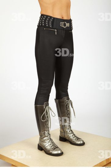 Leg Whole Body Woman Casual Trousers Average Studio photo references