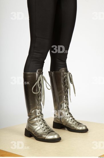 Calf Whole Body Woman Casual Boot Average Studio photo references