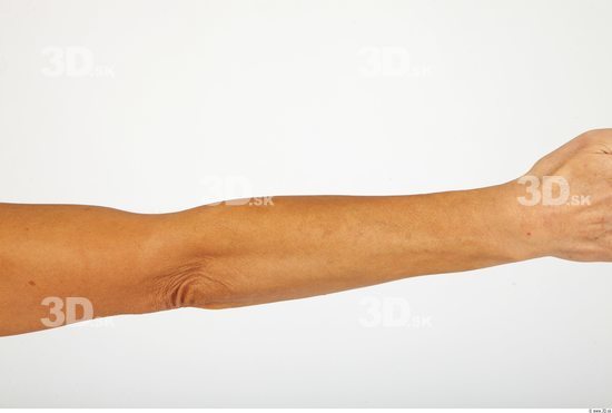 Forearm Whole Body Woman Nude Casual Average Studio photo references