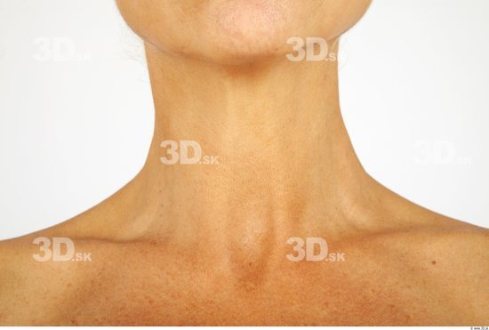 Neck Whole Body Woman Nude Casual Average Studio photo references