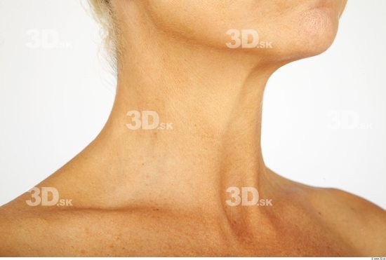 Neck Whole Body Woman Nude Casual Average Studio photo references