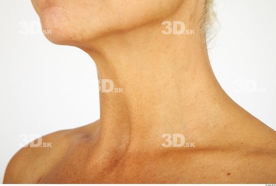 Neck Whole Body Woman Nude Casual Average Studio photo references