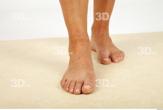 Foot Whole Body Woman Nude Casual Average Studio photo references