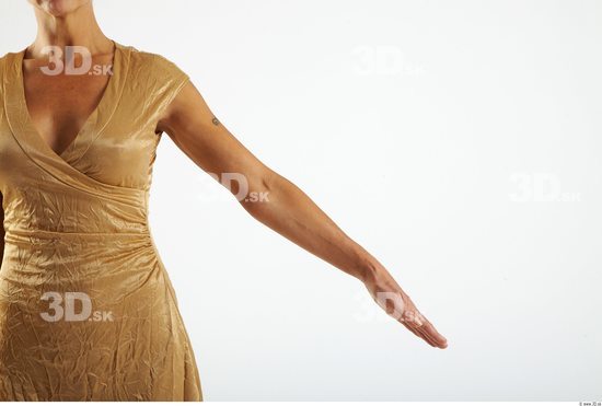 Arm Woman Animation references White Formal Dress Average