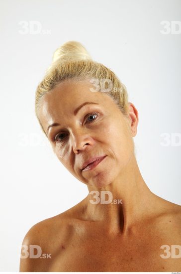 Head Woman Animation references White Athletic Wrinkles