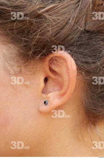 Ear Woman White Chubby