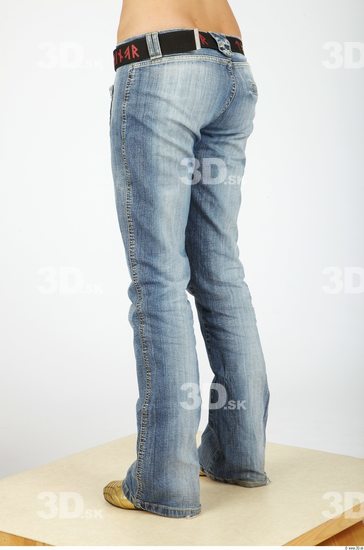 Leg Whole Body Woman Casual Jeans Slim Studio photo references