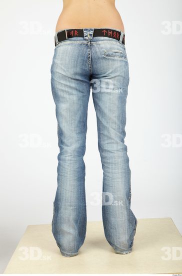 Leg Whole Body Woman Casual Jeans Slim Studio photo references