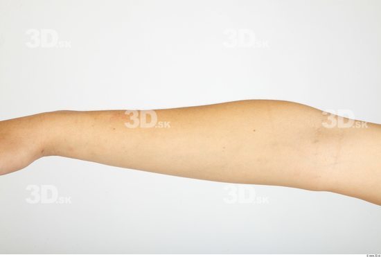 Forearm Whole Body Woman Nude Casual Slim Studio photo references