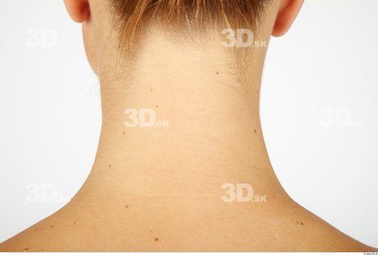 Neck Whole Body Woman Nude Casual Slim Studio photo references