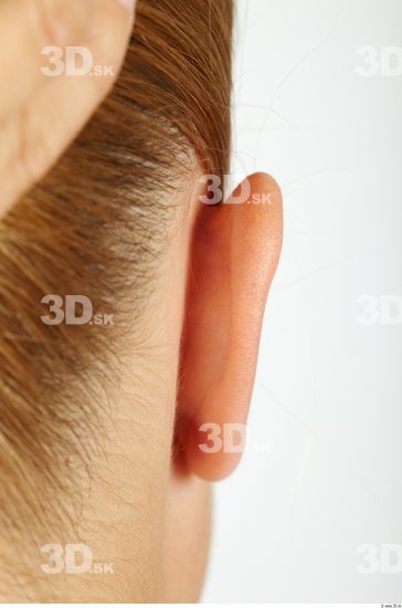 Ear Whole Body Woman Casual Slim Studio photo references