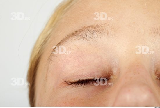 Eye Whole Body Woman Casual Slim Studio photo references