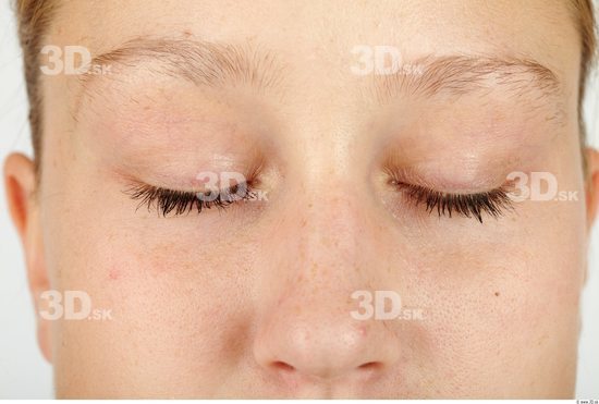 Eye Whole Body Woman Casual Slim Studio photo references